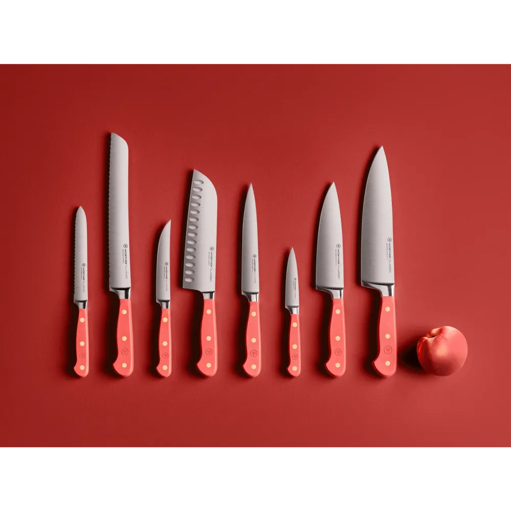 Wusthof Steakmessen 12cm 4 Stuks 'Classic Color Coral Peach'