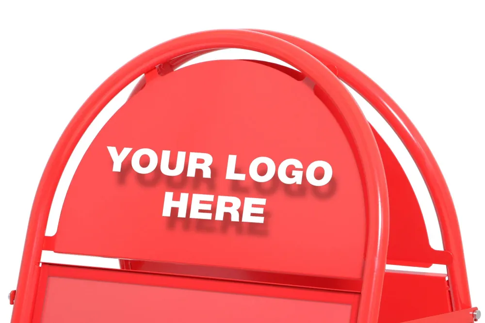 Printen + aanbrengen van 2 logo's