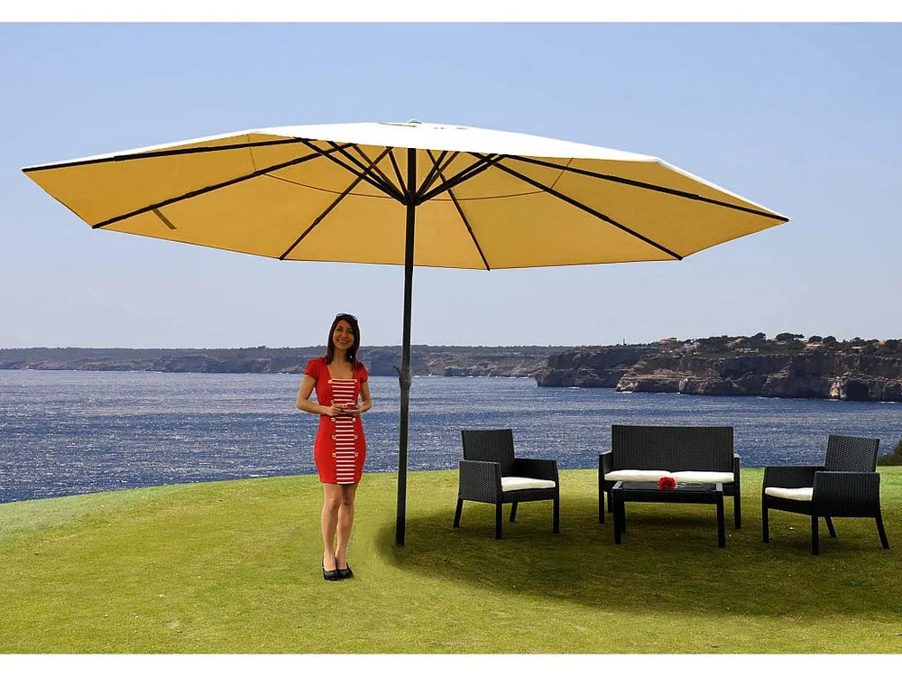 Carpi Pro parasol Ø 5m, crème zonder voet MCW