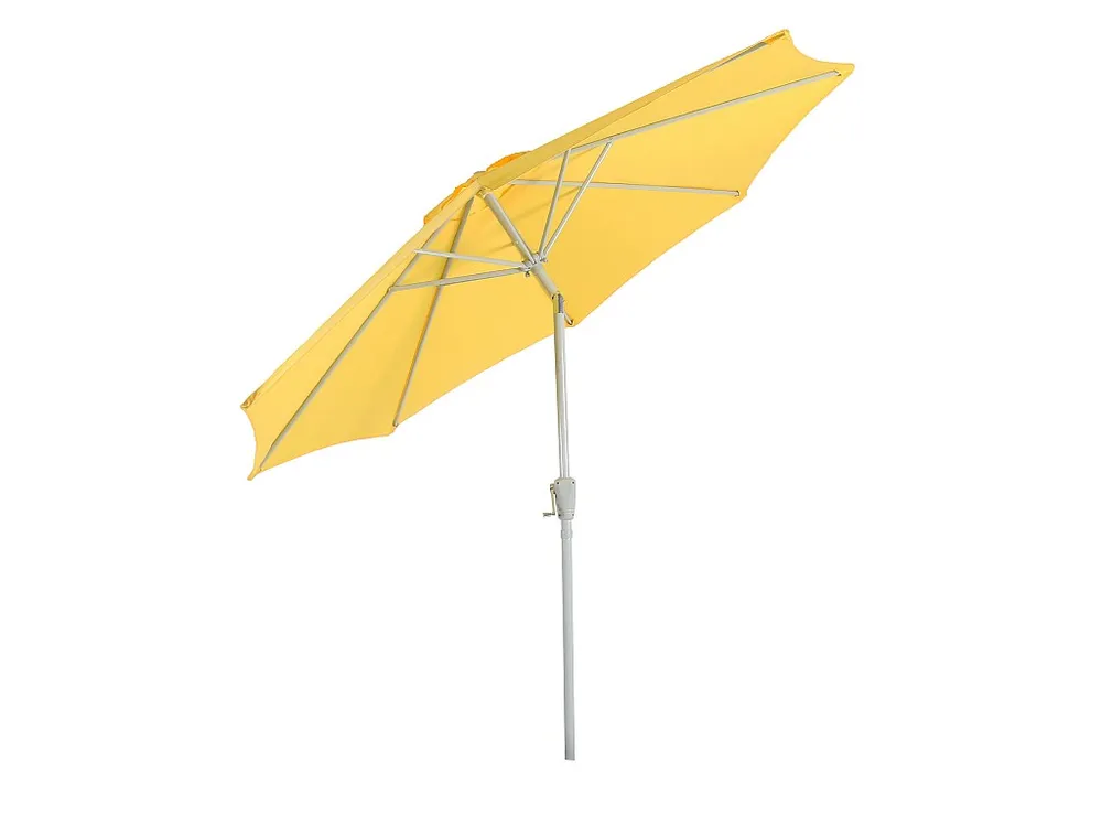 Parasol Asti Ø 2,7m kantelbaar, geel MCW