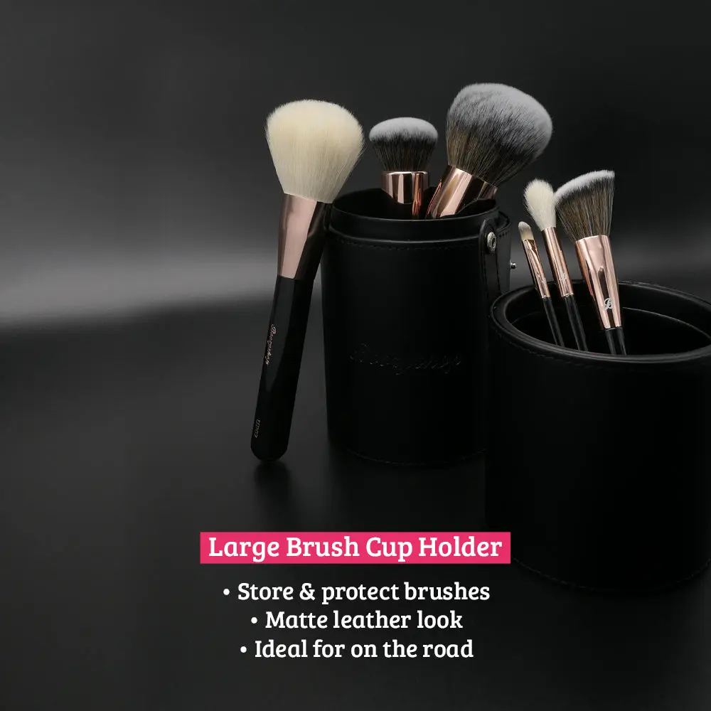Large Brush Cup Holder Black