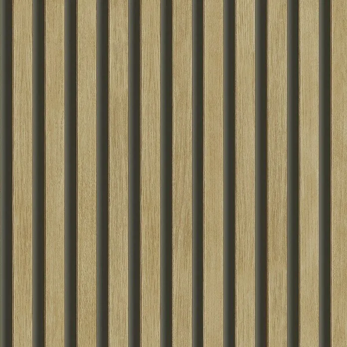 Papierbehang Paneel - Bruin, 10 x 0,53 m