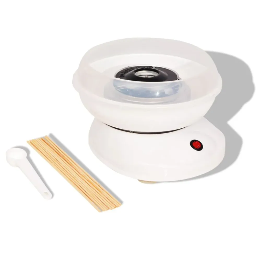 Suikerspinmachine 480 W wit vidaXL