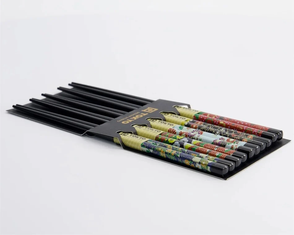 Tokyo Design Studio Black Flower sushi eetstokjes