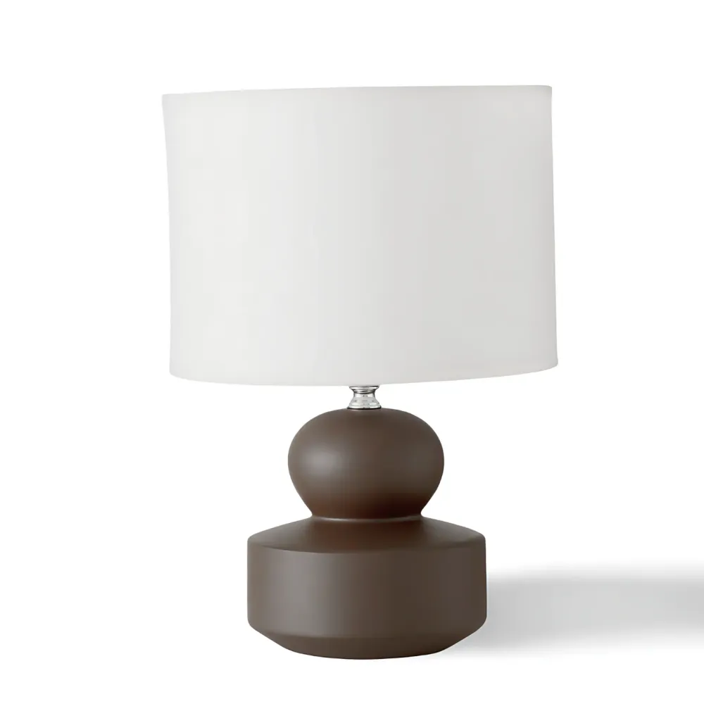 Kleine Design Tafellamp Bruin 32 cm Boltze