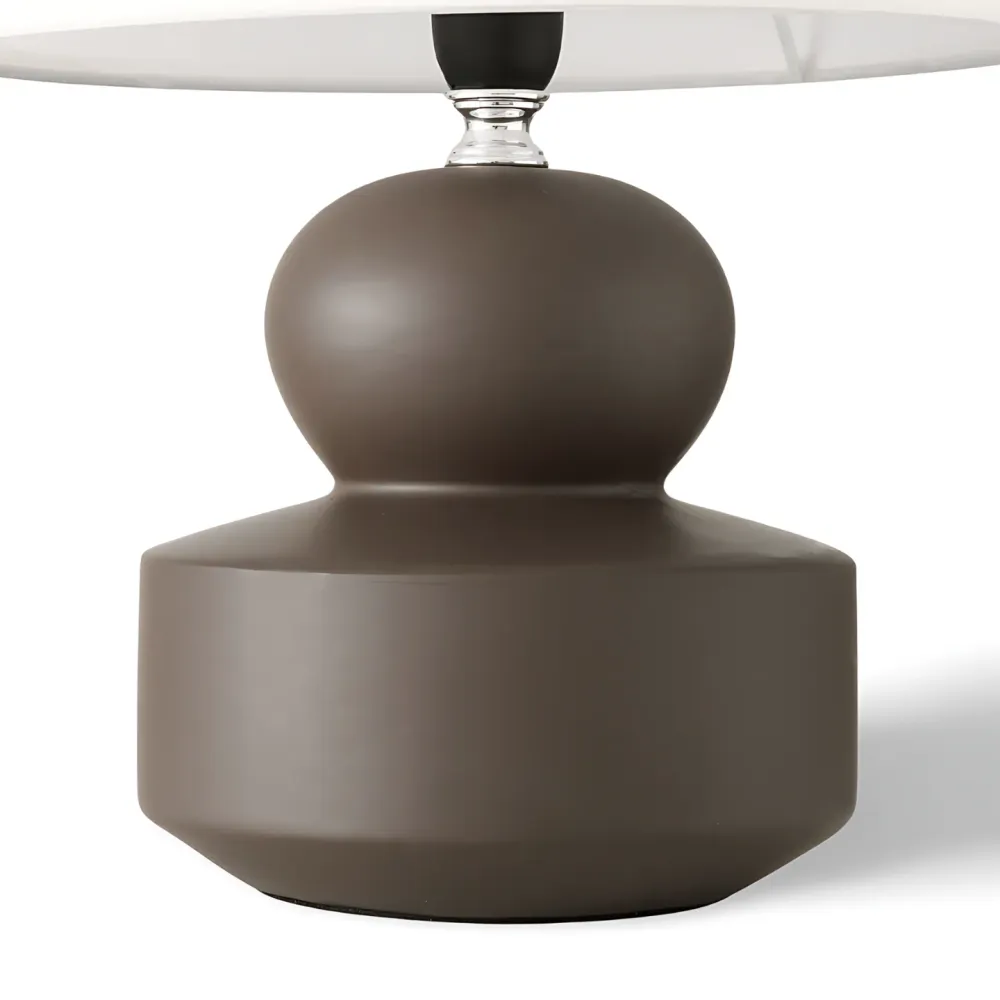 Kleine Design Tafellamp Bruin 32 cm Boltze