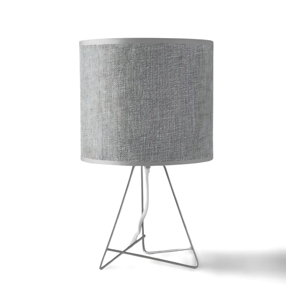 Kleine Tafellamp Modern Grijs 31 cm Boltze