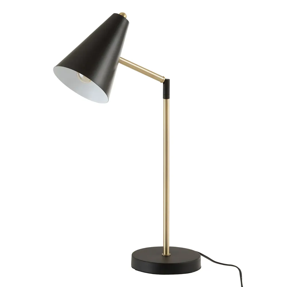 Bureaulamp Design Zwart Goud Jolipa