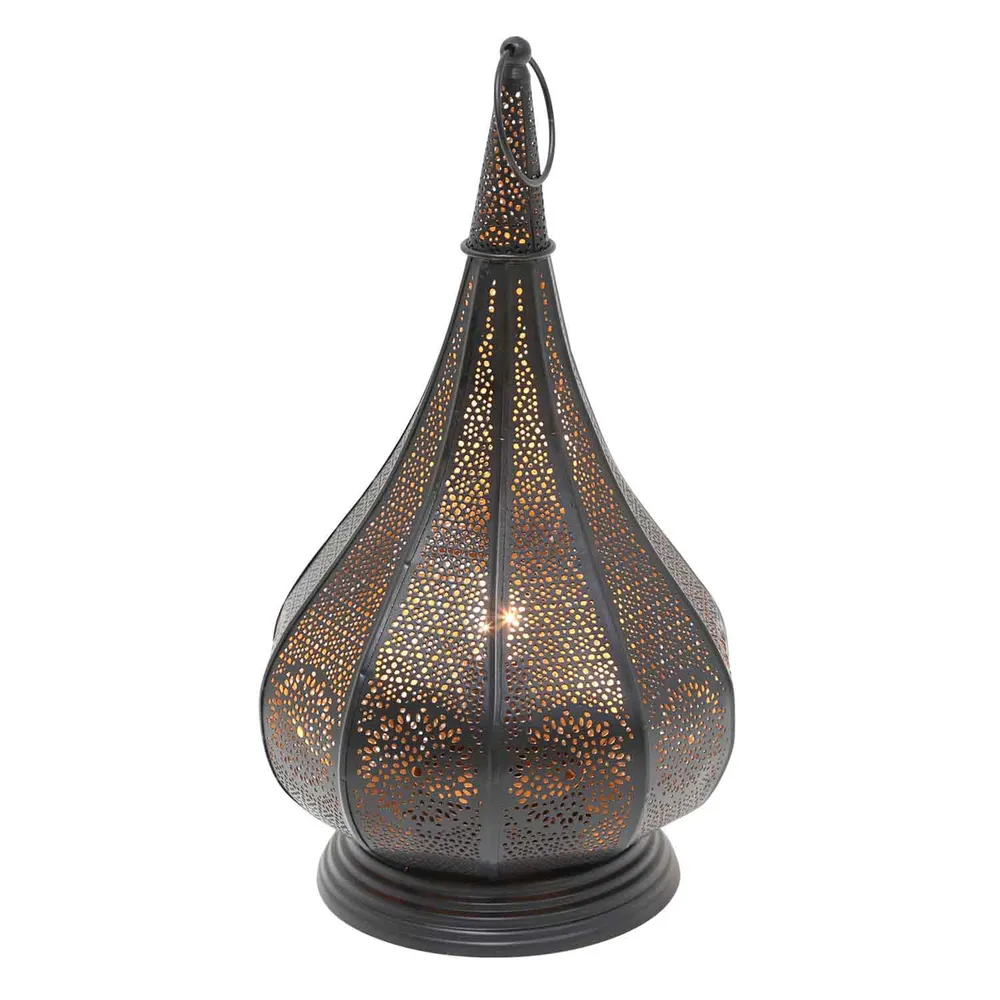 Oosterse lamp Monza zwart