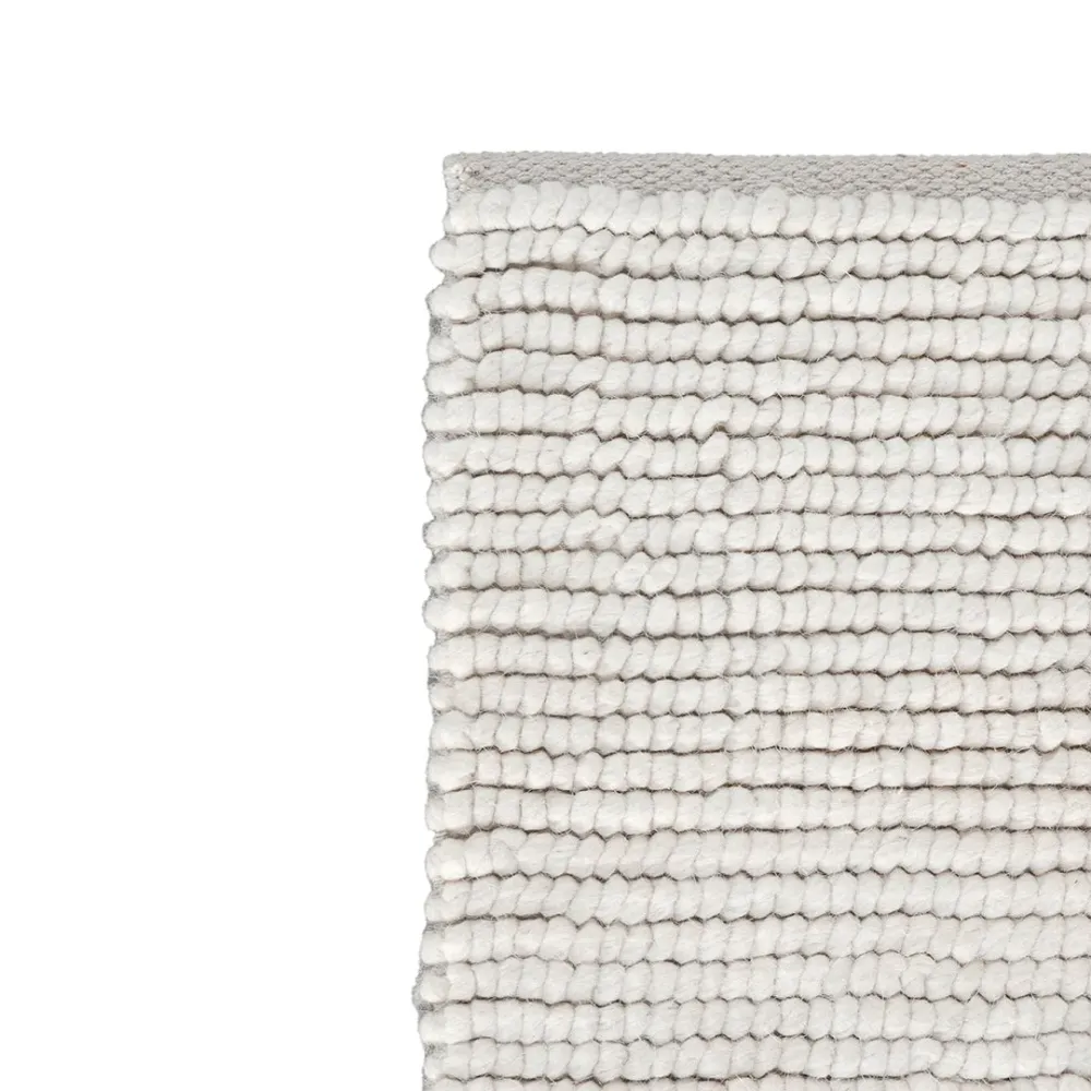 Tapijt - Mini Loop - Handgeweven - Wit
