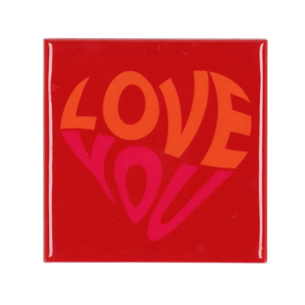 Tegeltje " Love You "