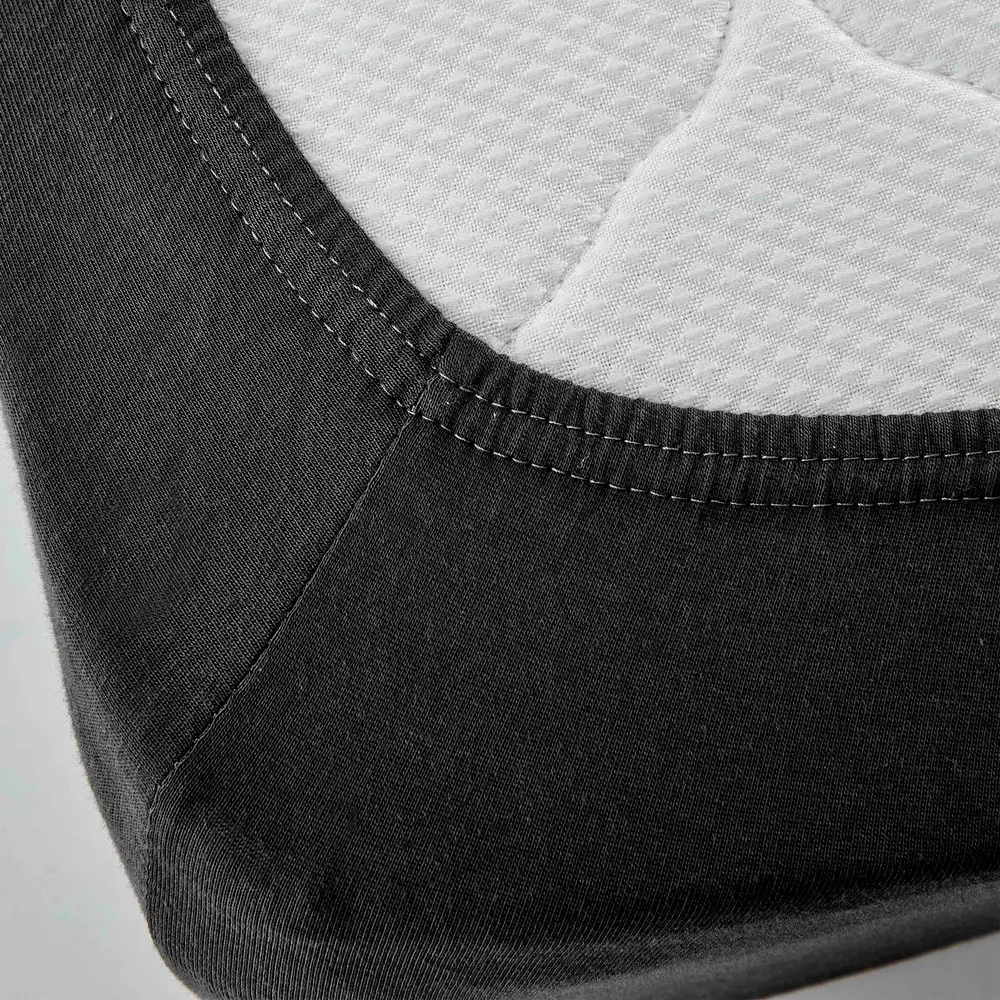 KH JERSEY FITTED SHEET ANTHRACITE DEU (100x200+30) KARACA HOME
