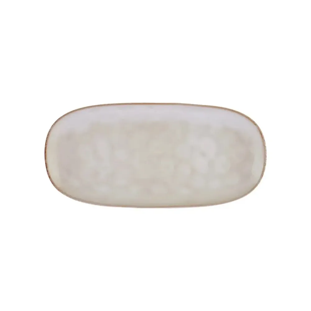 Karaca Aria Reactive Glaze, serveerbord, 31 cm, beige