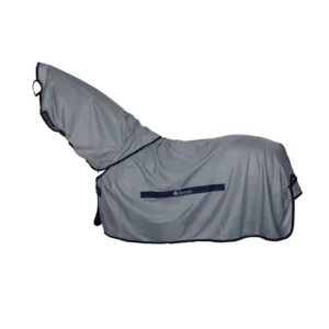 Buzz-Off Full Neck Fly Rug Fixed Neck Silver/Blue 125