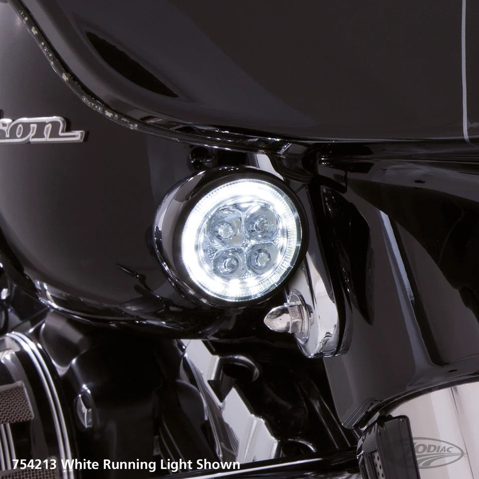 Ciro Fang Chr front turnsignal inserts Harley-Davidson