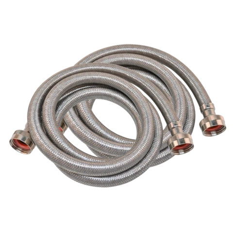 Eastman 2-Pack 4 ft. Braided Washing Machine Hoses