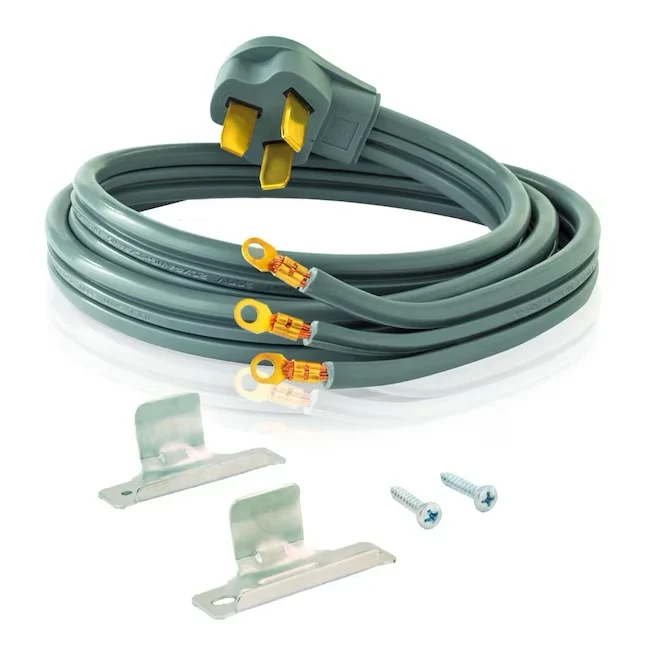 Eastman 4-ft 3-Prong Grijs Range Appliance Power Cord