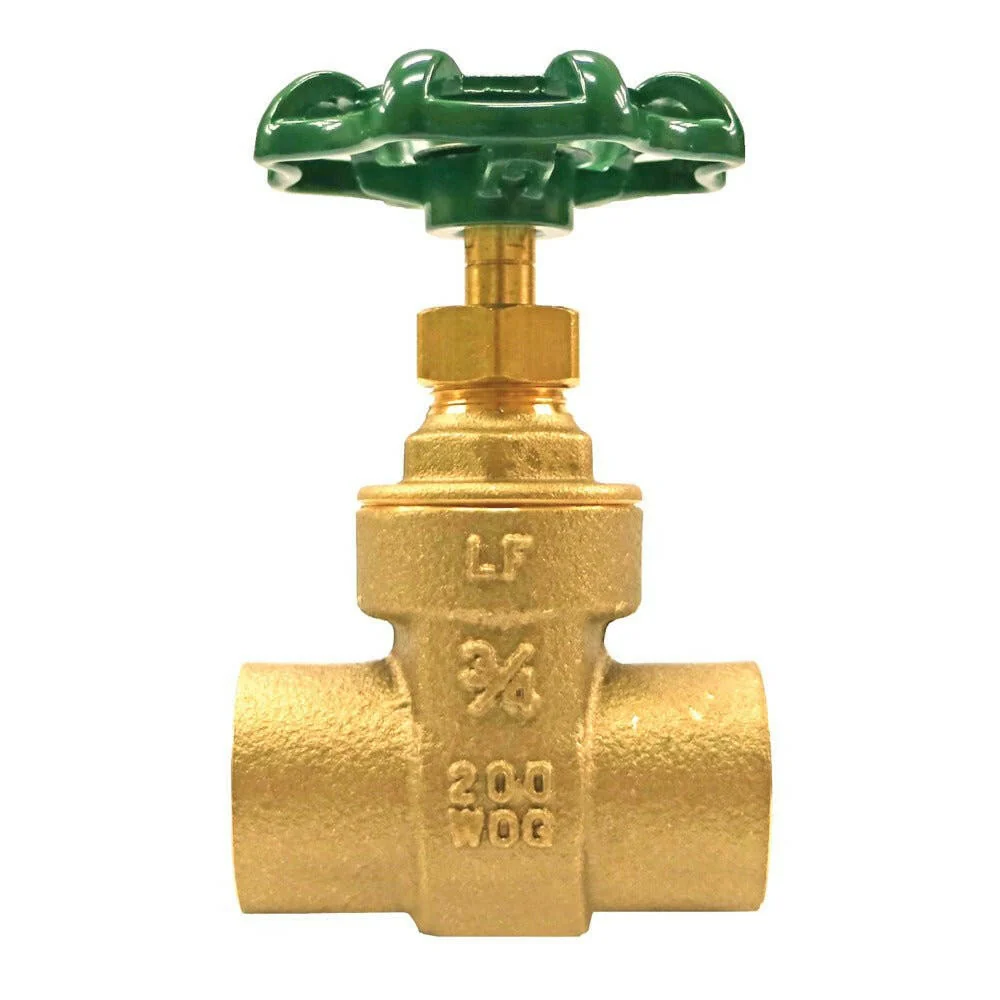 Eastman Brass Gate Valve 1/2 . CxC