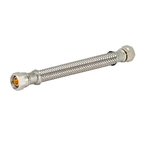 Eastman 3/8 . Compression x 3/8 . Compression x 6 . Braided Faucet Connector
