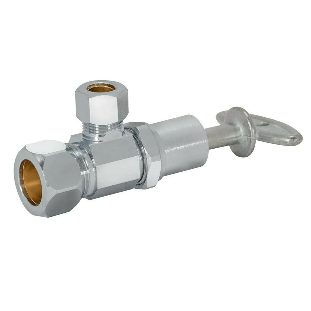 Eastman Loose Key Multi-Turn Angle Stop Valve – 3/8 . OD Comp x 3/8 . OD Comp