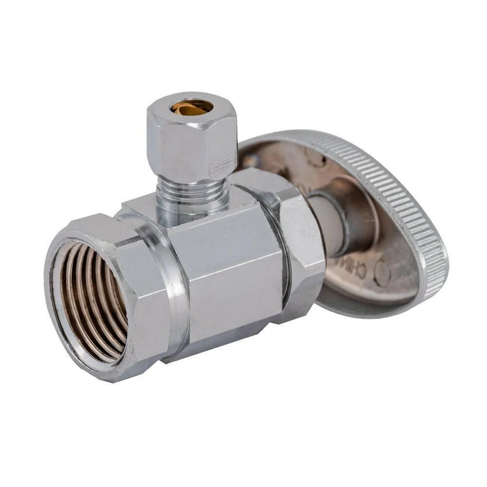 Eastman Multi-Turn Angle Stop Valve – 1/2 . FIP x 1/4 . OD Comp