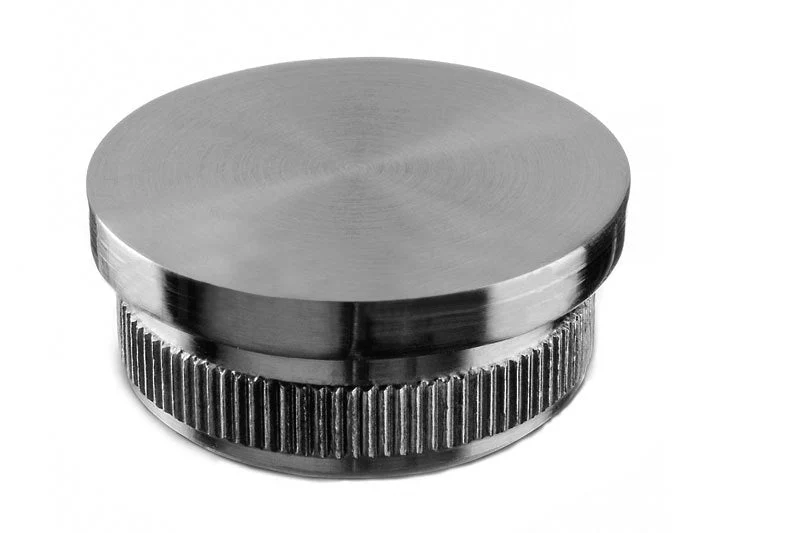 Q-railing Round Profile Handrail End Cap SIMPEL HIT, Arched) (1-1/2" Diameter) (53/64'' Height)