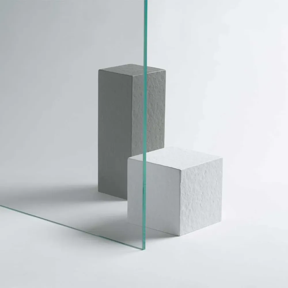 Walk shower wall custom made from 10 to 50 cm 8 mm zichtbaar crystal and bright chrome profile
