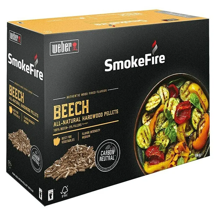 Weber Houtpellets SmokeFire Beech - 8 kg, Beuk
