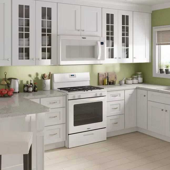 Whirlpool 30- 4 Burners 5.1-cu ft Freestanding Natuurlijk Gas Range (White)