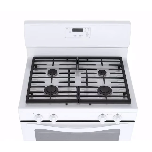 Whirlpool 30- 4 Burners 5.1-cu ft Freestanding Natuurlijk Gas Range (White)