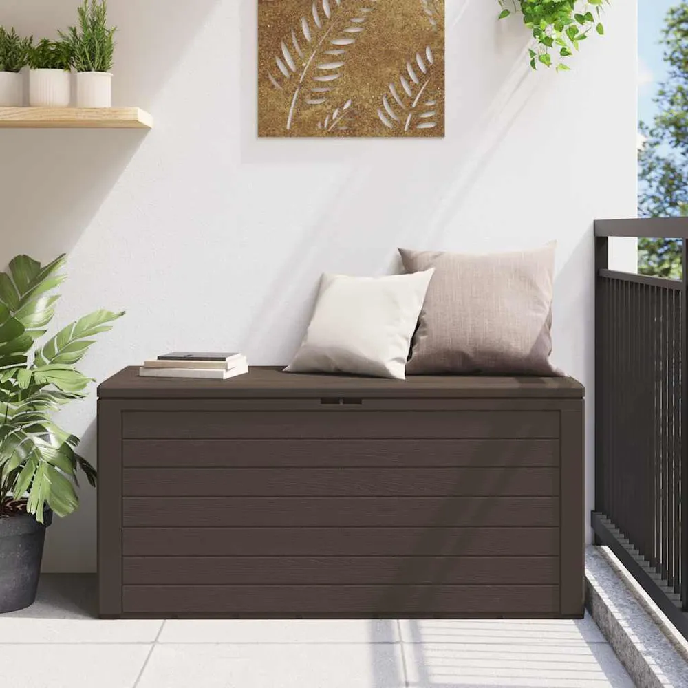 Extra Grote Tuinbox 116x44x55 cm bruin
