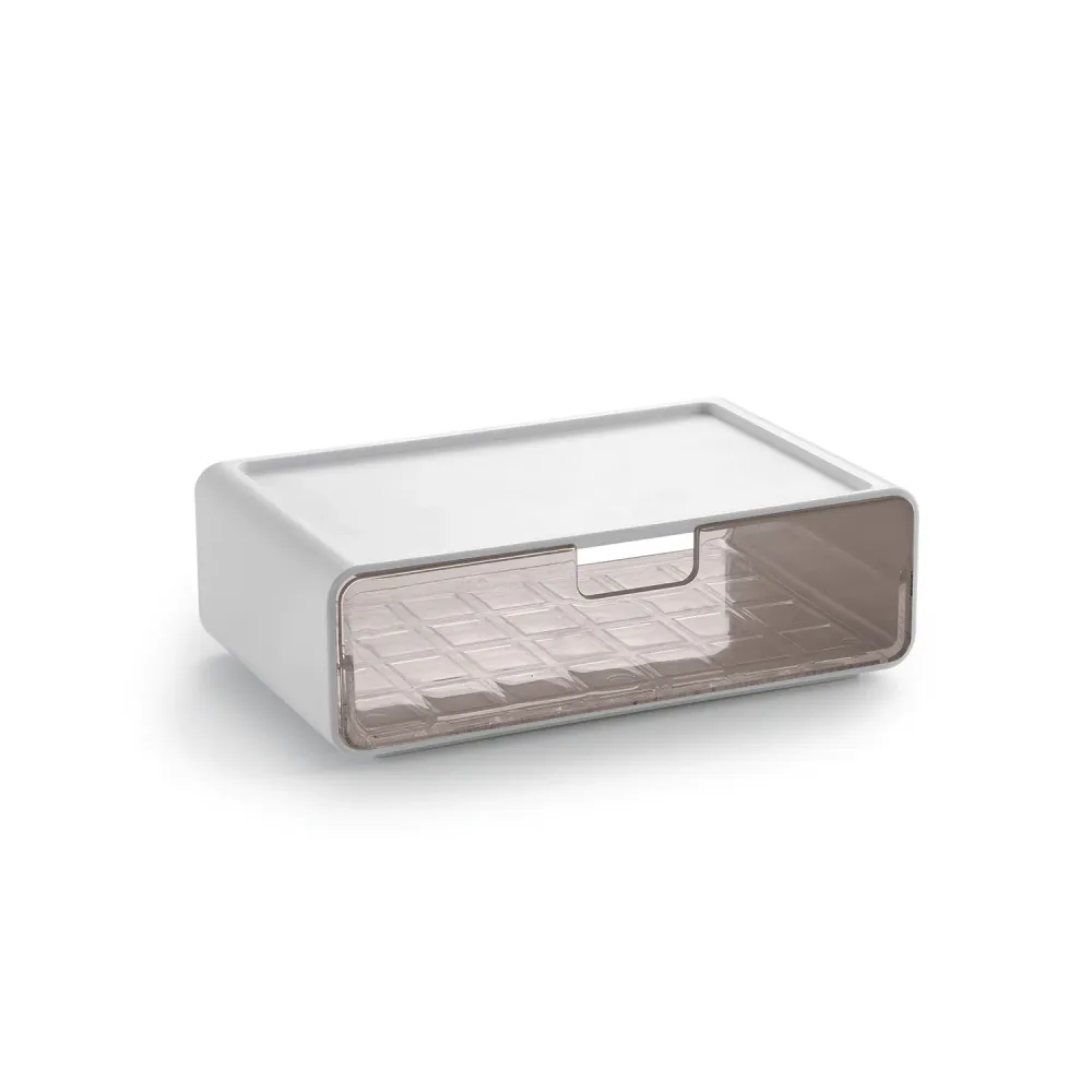 Gestapeld gebruik countertop box Gedy Seventy series - White