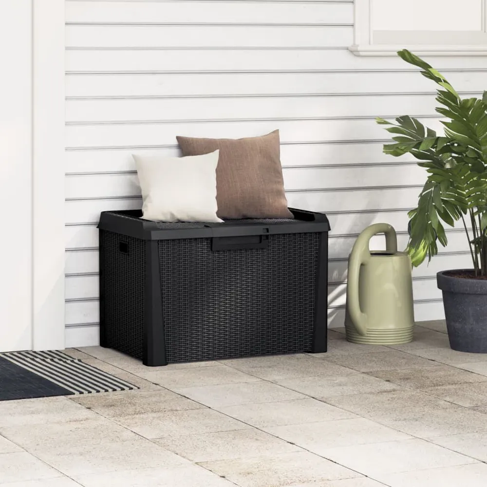 Premium Tuinbox 125 L polypropeen antracietkleurig