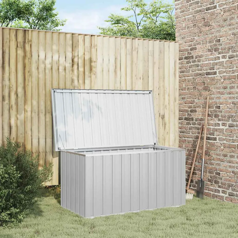 Tuinbox 129x67x65 cm grijs | UV-bestendig