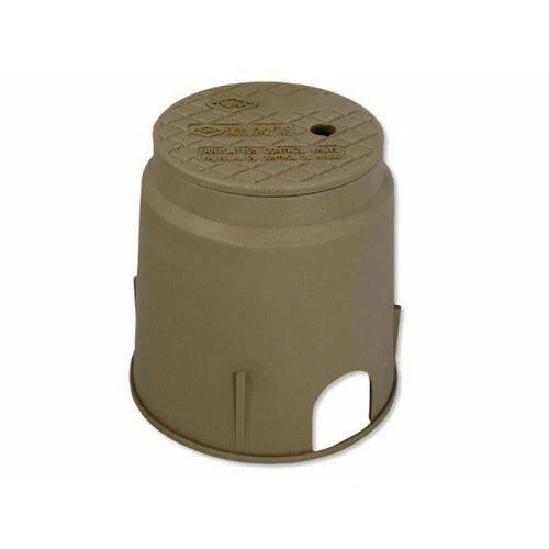 Weerbestendige OldCastle Carson 6 . Round Valve Box (Tan, No Lid)