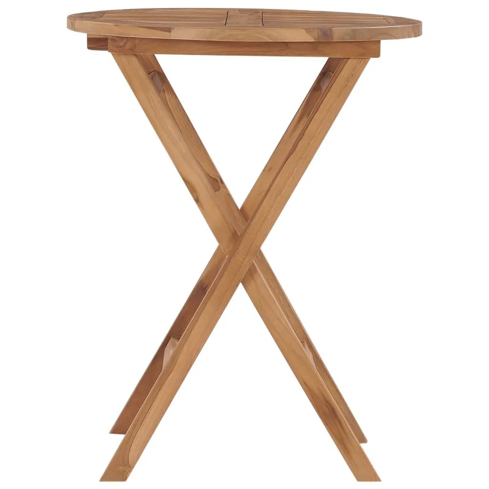 Weerbestendig Tuintafel inklapbaar 60 cm massief teakhout