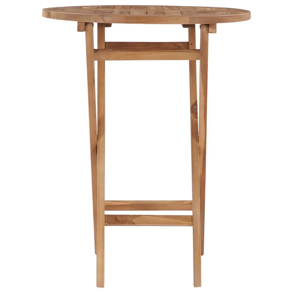 Weerbestendig Tuintafel inklapbaar 60 cm massief teakhout