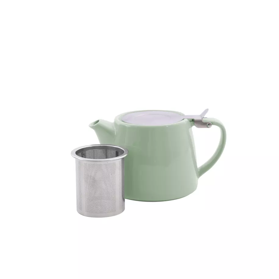 Theepot met thee infuser mat saliegroen 500ml Pointvirgule