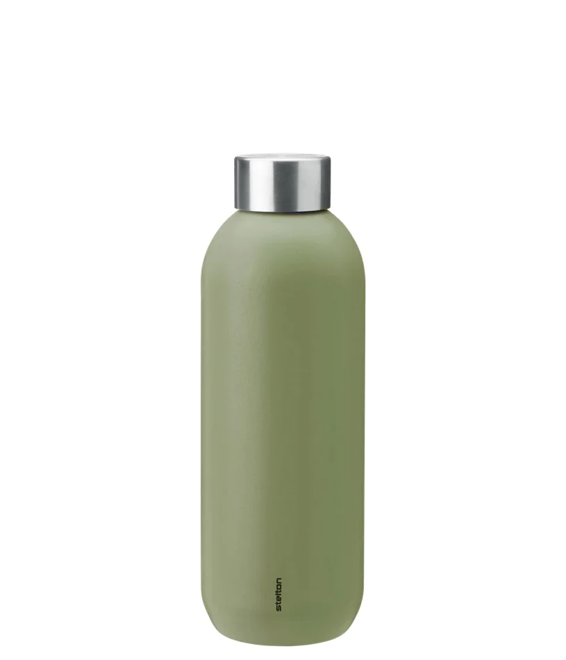 Stelton Keep Cool vacuum thermosfles 600ml mat varen groen