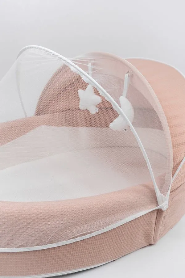 Bamboom Babynestje Nude Pink 56x56x17cm