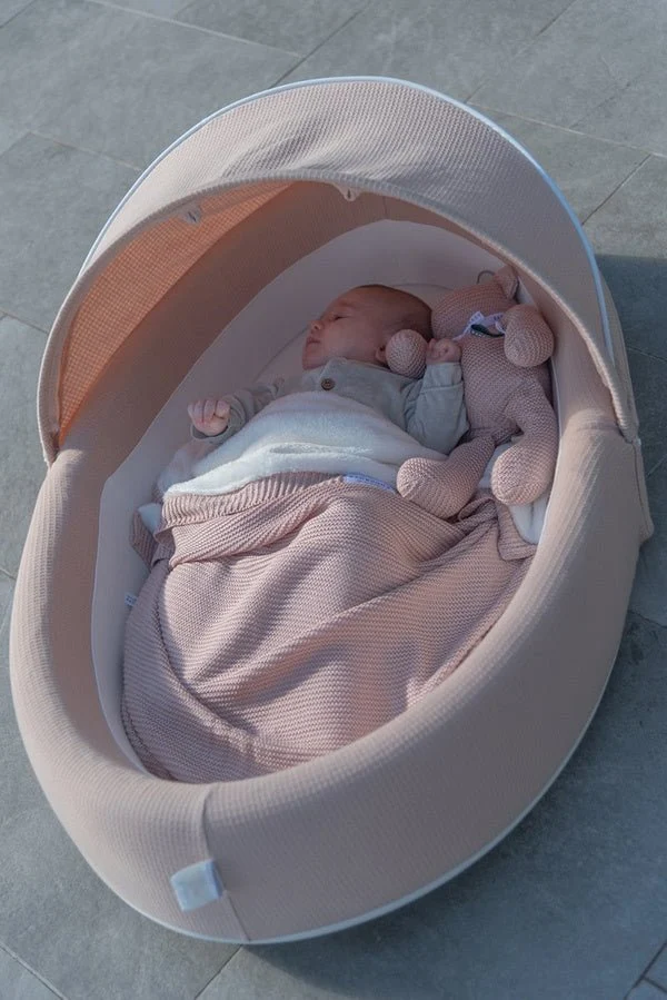 Bamboom Babynestje Nude Pink 56x56x17cm