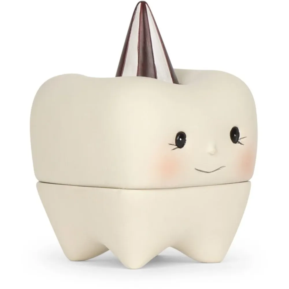 Konges Sløjd Tandendoosje Off White 9Cm