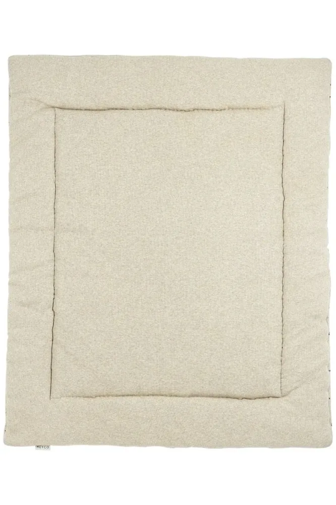Meyco Boxkleed Rib Mini Spot Sand Melange 80X100cm