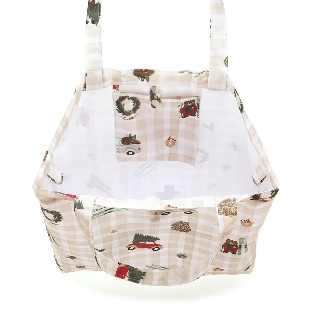 La Millou Shopper Tas met vak L Winter Cottage