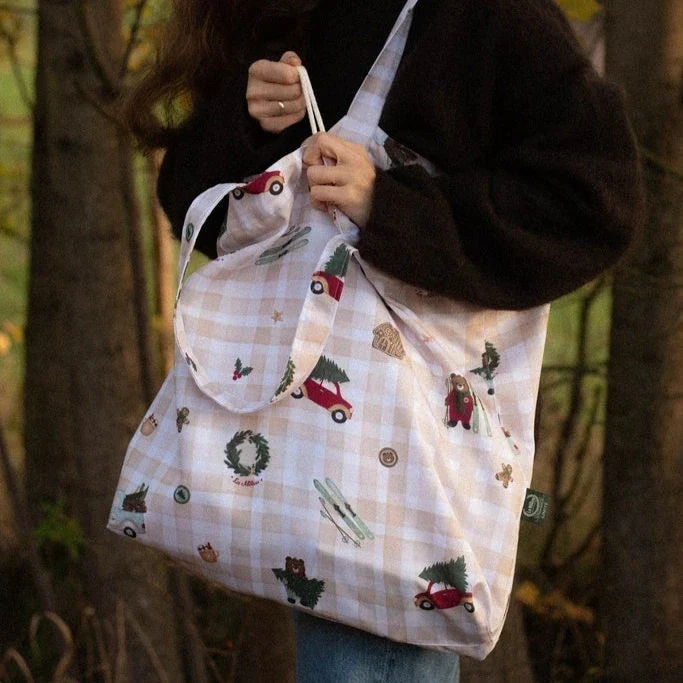La Millou Shopper Tas met vak L Winter Cottage