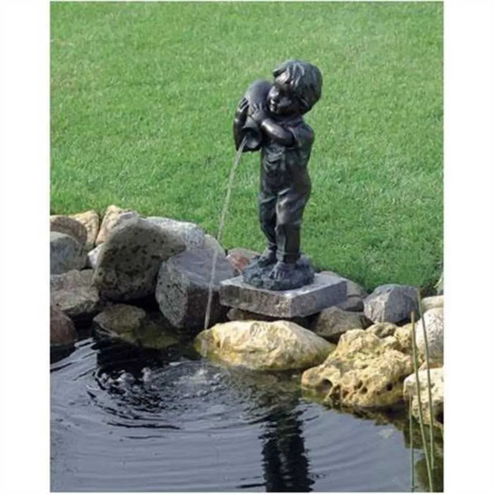 Beeld Yannick 48CM - Spitter voor klein waterspel - Ubbink