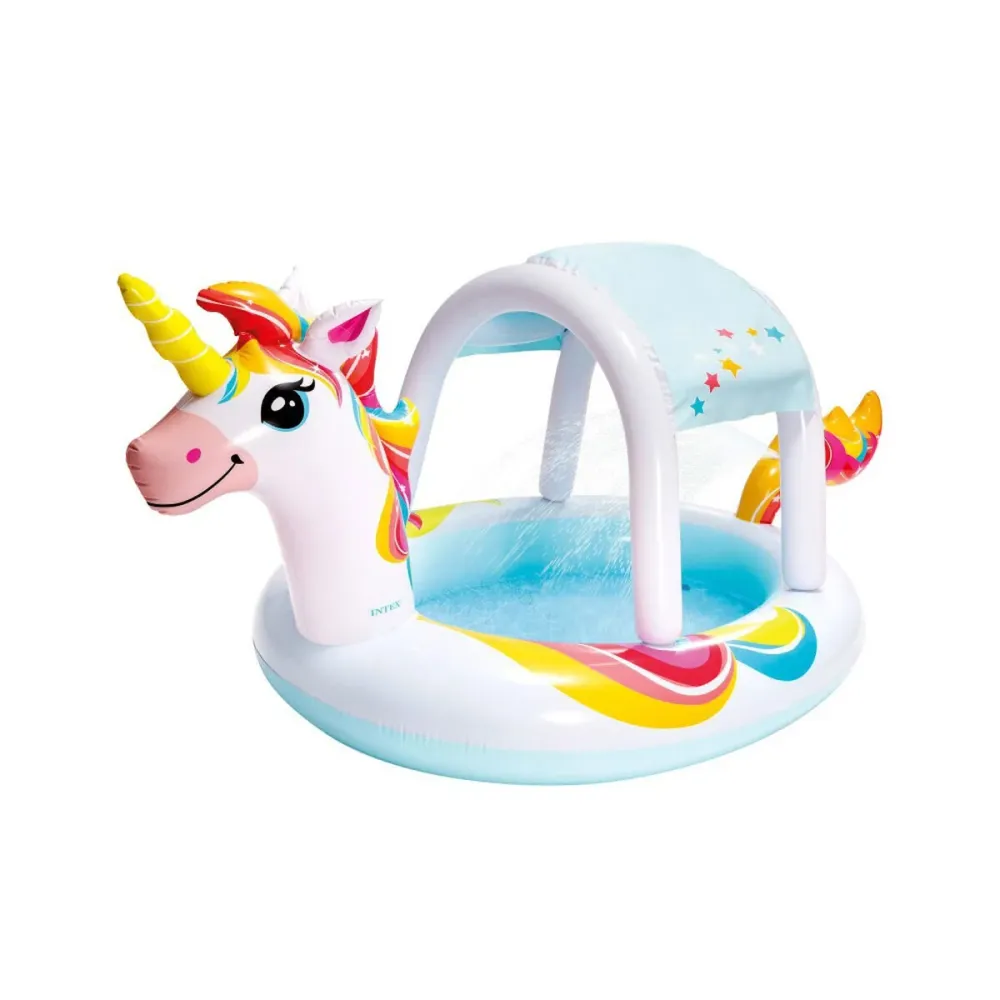 Opblaasbaar Kinderzwembad Intex Eenhoorn 254 x 132 x 109 cm (254 x 132 x 109 cm)