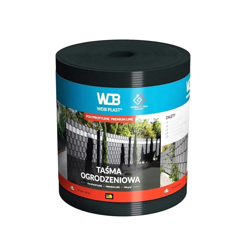 WDB Plast privacyscherm PVC Premium Line 190mm