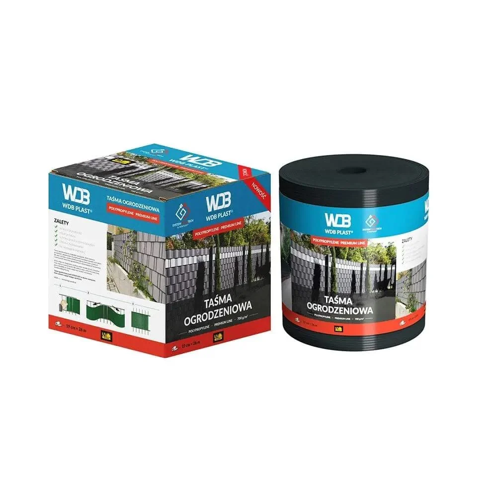 WDB Plast privacyscherm PVC Premium Line 190mm