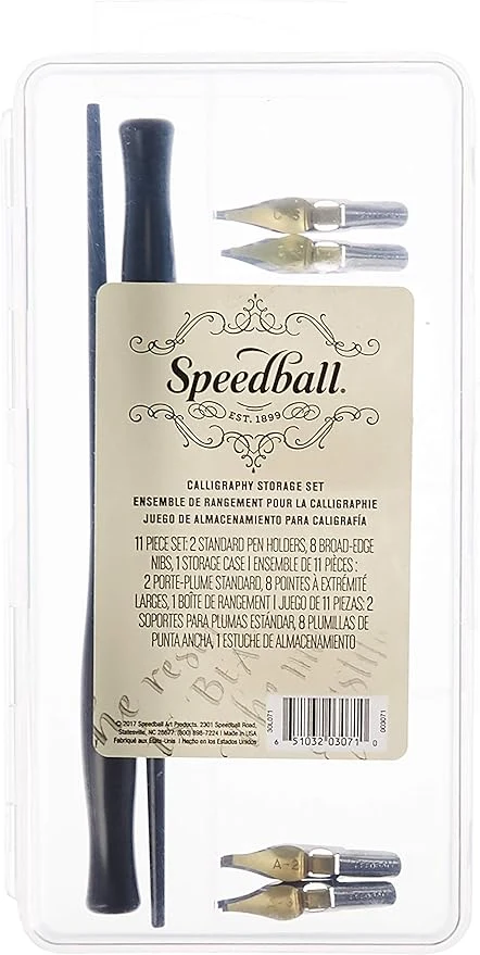Speedball - Calligraphy Storage 10 pz Set : Klassieke Editie